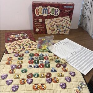 GEMLOCK BOARD  Game Lock Dice Board Game Cl